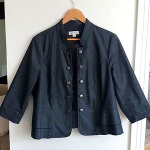 Dress Barn Light Black Blazer 3/4 sleeve Sz L